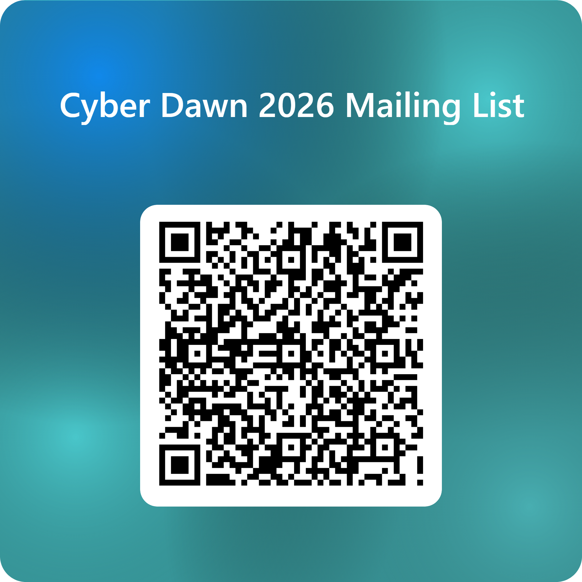 Mailing List QR Code